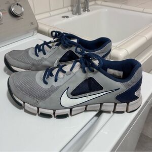 Nike Gray and Navy Running Shoes